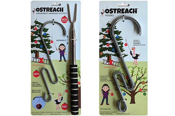 Ornament Hanging System and Ornament Hooks